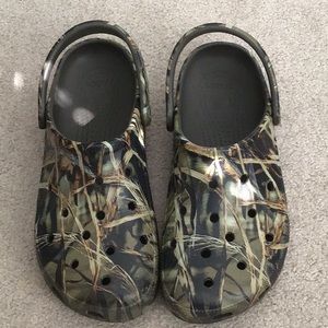 Crocs camouflage pattern.